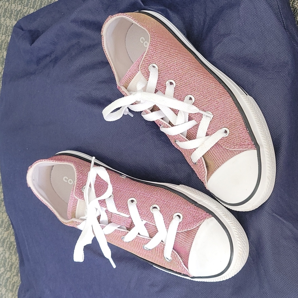 Converse glitter canvas sneakers